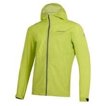 La Sportiva Wanderjacke Discover 2,5-Lagen (umweltfreundlich, lasergeschnittene Unterarmbelüftung) limegelb Herren